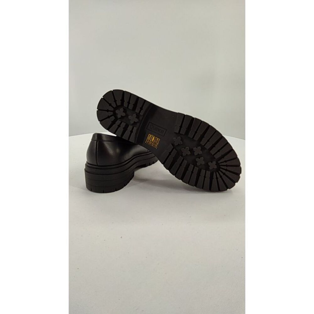 Quince Black Chunky Leather Penny Loafers - Picture 3 of 3